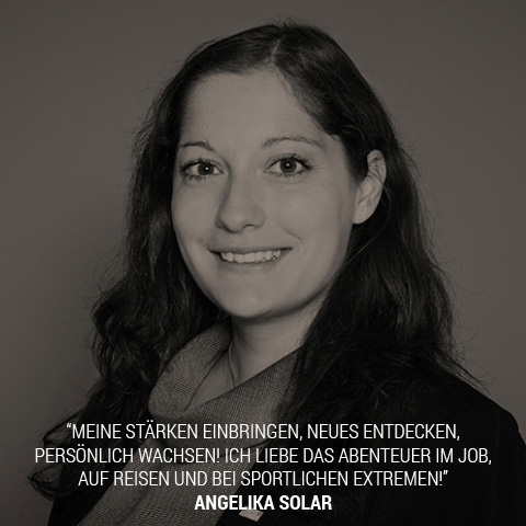 Angelika Solar: Meine Stärken einbringen, Neues entdecken, persönlich wachsen! Ich liebe das Abenteuer im Job, auf Reisen und bei sportlichen Extremen!
